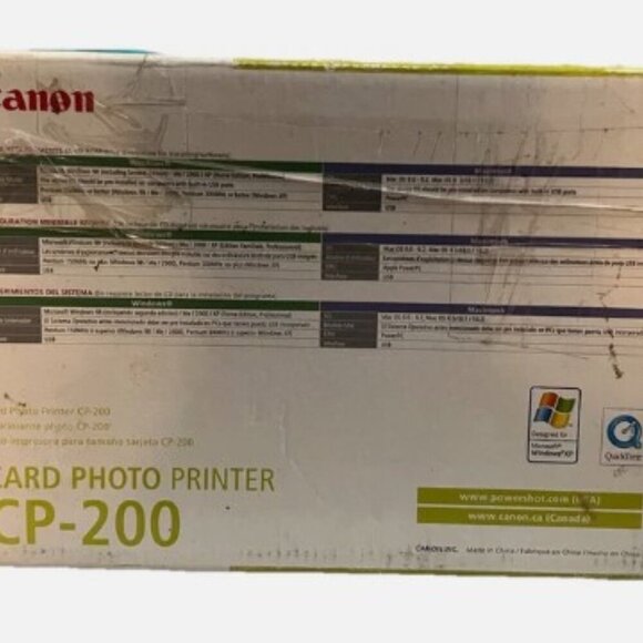 NOS Canon CP-200 Card Photo Printer - Picture 5 of 5